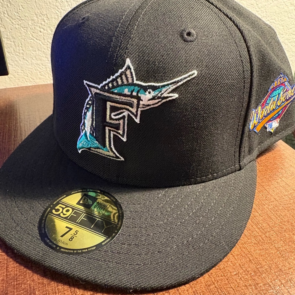 Florida Marlins New Era 59FIFTY WS Patch Hat